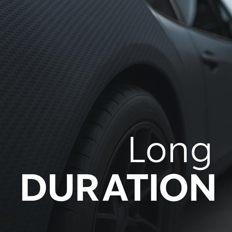 RockRose 3D Matte 3D Black Carbon Fiber Vinyl Wrap  Anti-Wrinkle  Air Release Automotive Bubble Wrap  Self Adhesive Car Vinyl Sticker DIY Decals 1FT x 10FT - Image 3